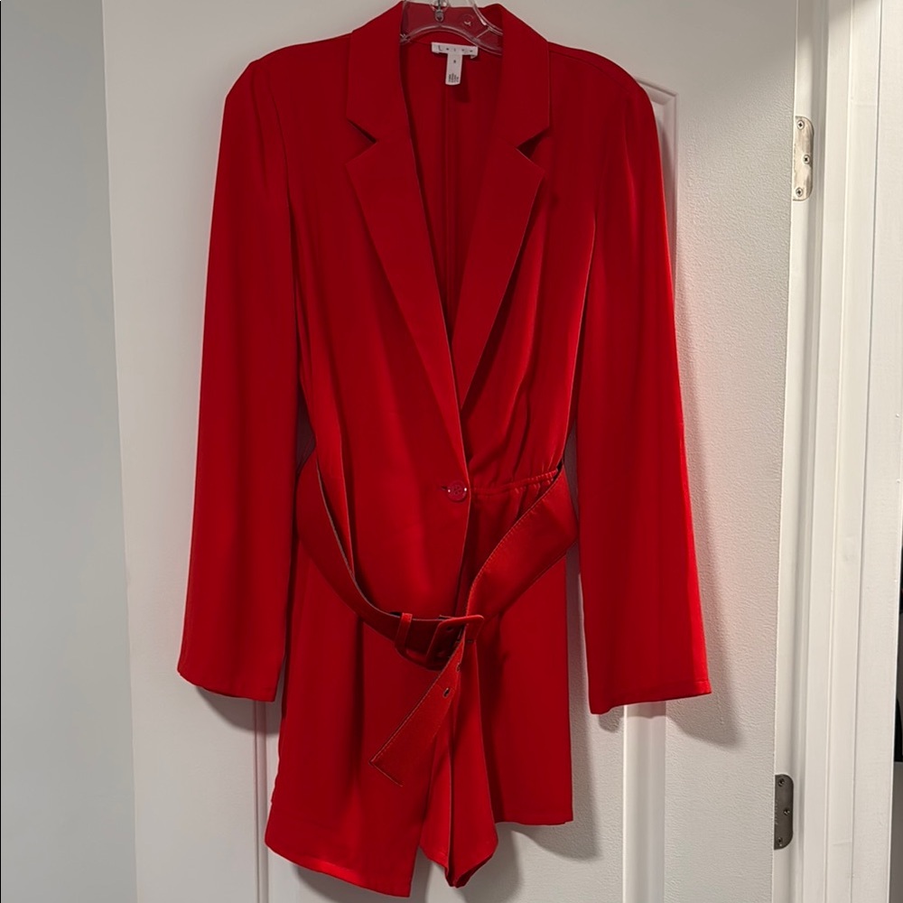 Leith Red Romper